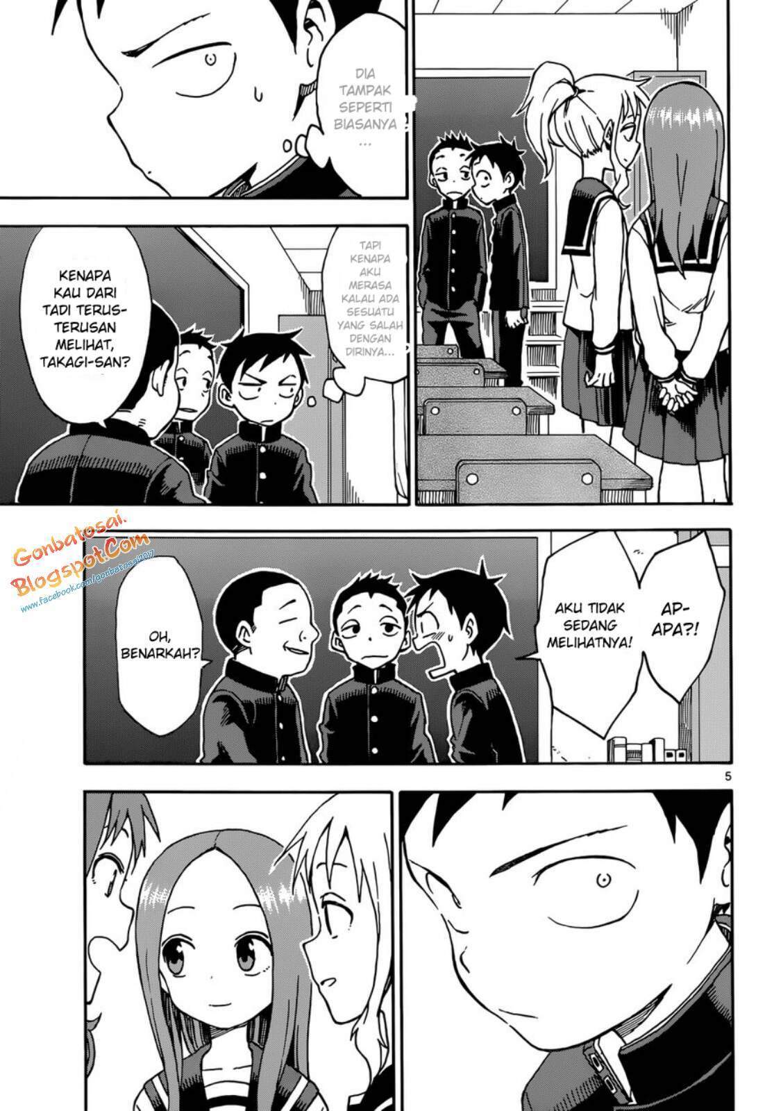 Karakai Jouzu no Takagi-san Chapter 44 Bahasa Indonesia