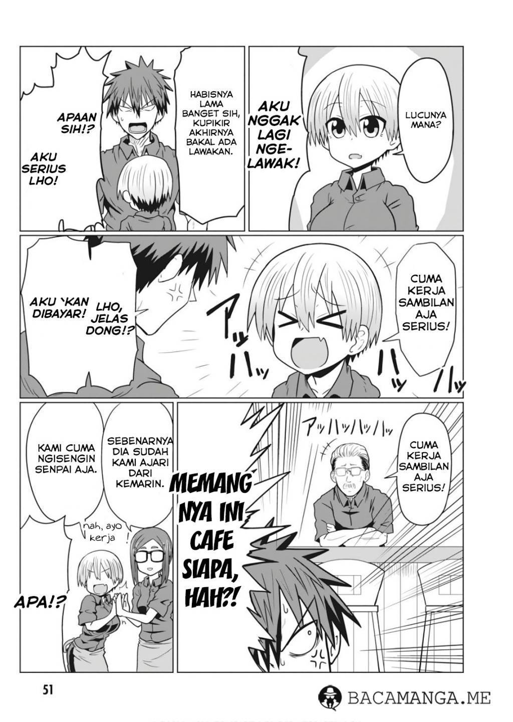 Uzaki-chan wa Asobitai! Chapter 18 Bahasa Indonesia