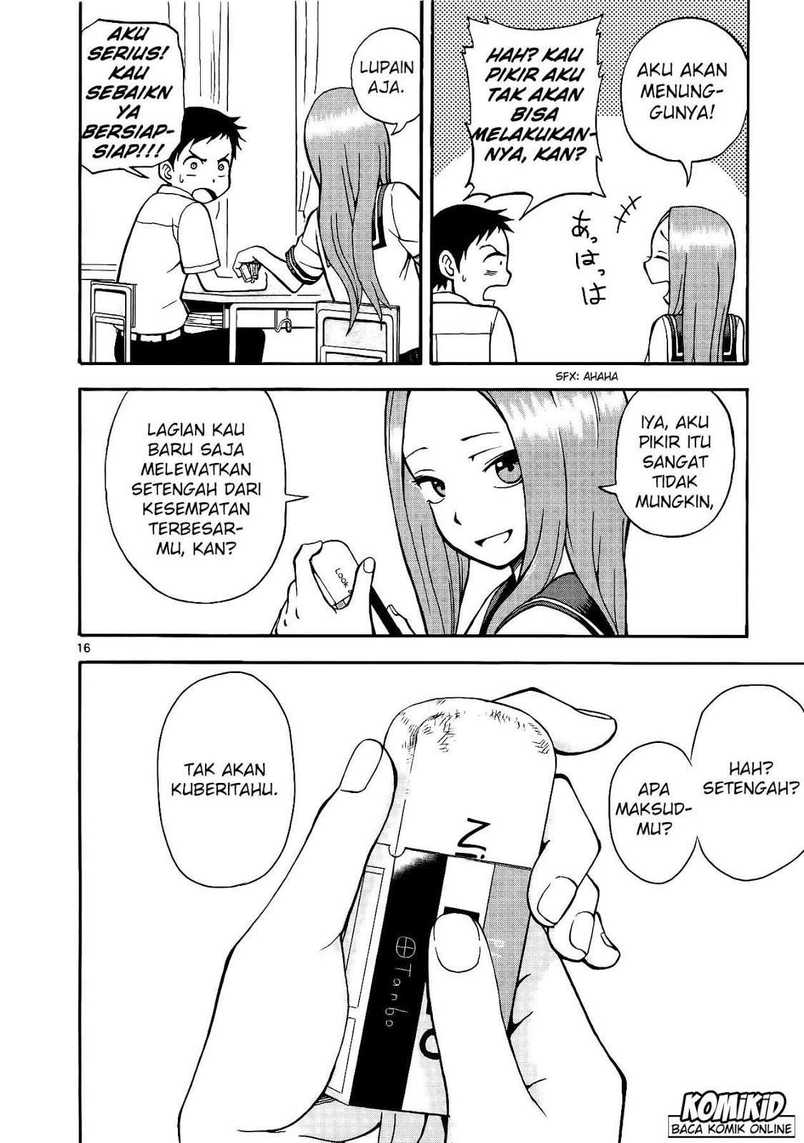 Karakai Jouzu no Takagi-san Chapter 01 Bahasa Indonesia