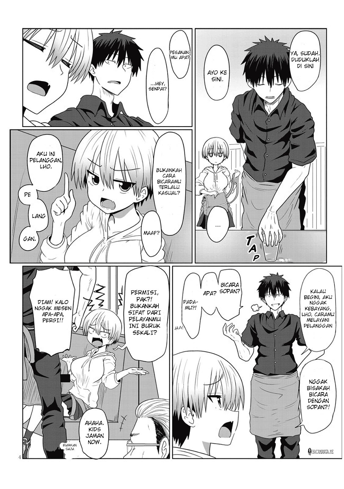 Uzaki-chan wa Asobitai! Chapter 04 Bahasa Indonesia