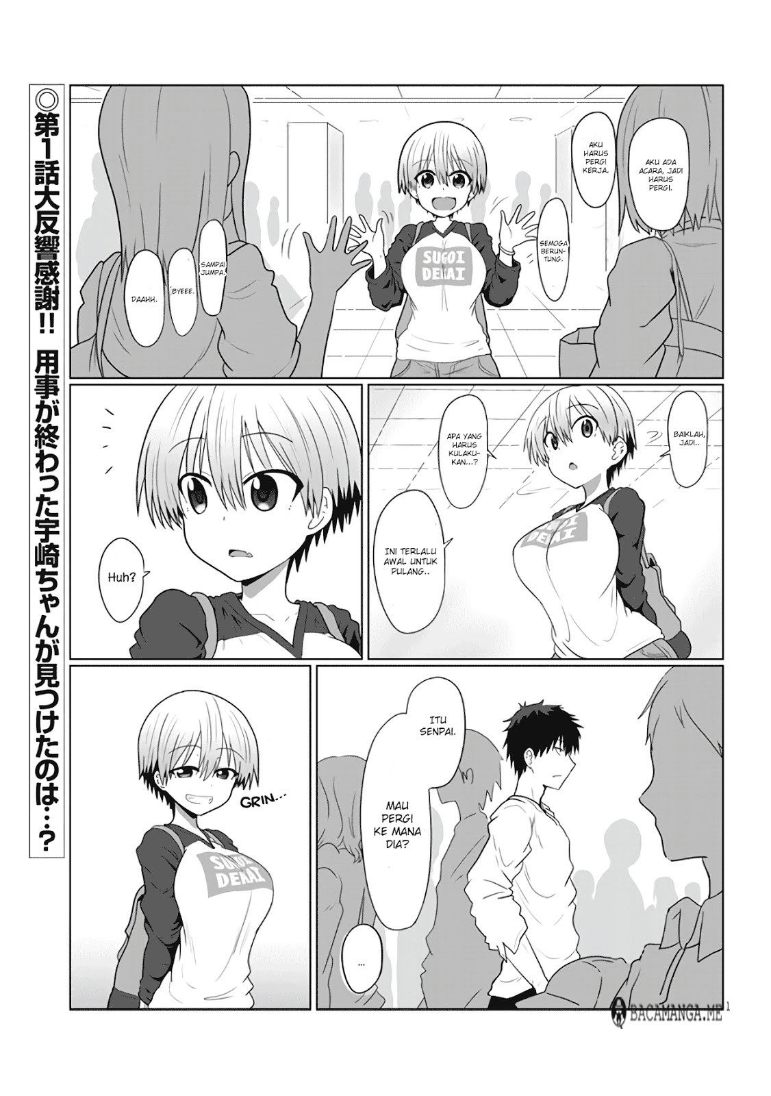 Uzaki-chan wa Asobitai! Chapter 02 Bahasa Indonesia