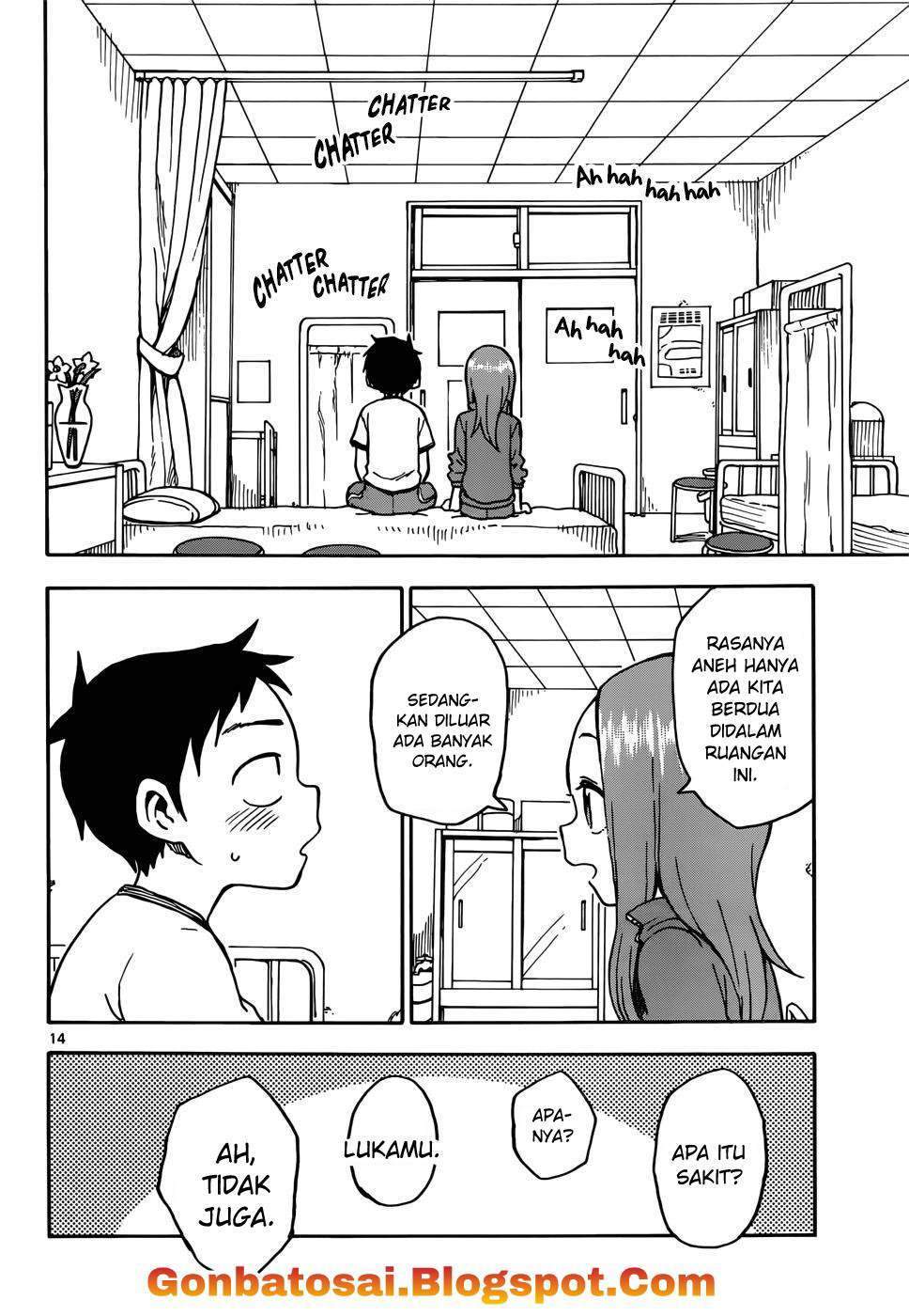 Karakai Jouzu no Takagi-san Chapter 68 Bahasa Indonesia