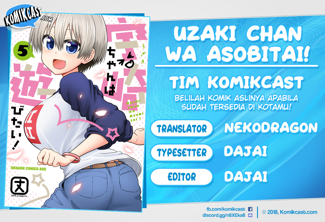 Uzaki-chan wa Asobitai! Chapter 26 Bahasa Indonesia