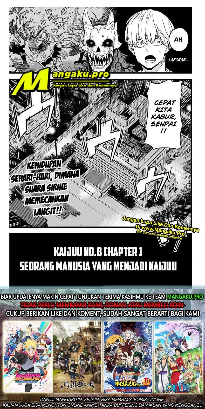 8Kaijuu Chapter 01.2 Bahasa Indonesia