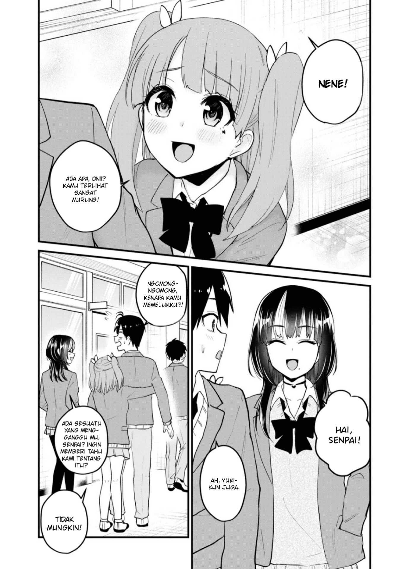 Hajimete no Gal Chapter 92 Bahasa Indonesia