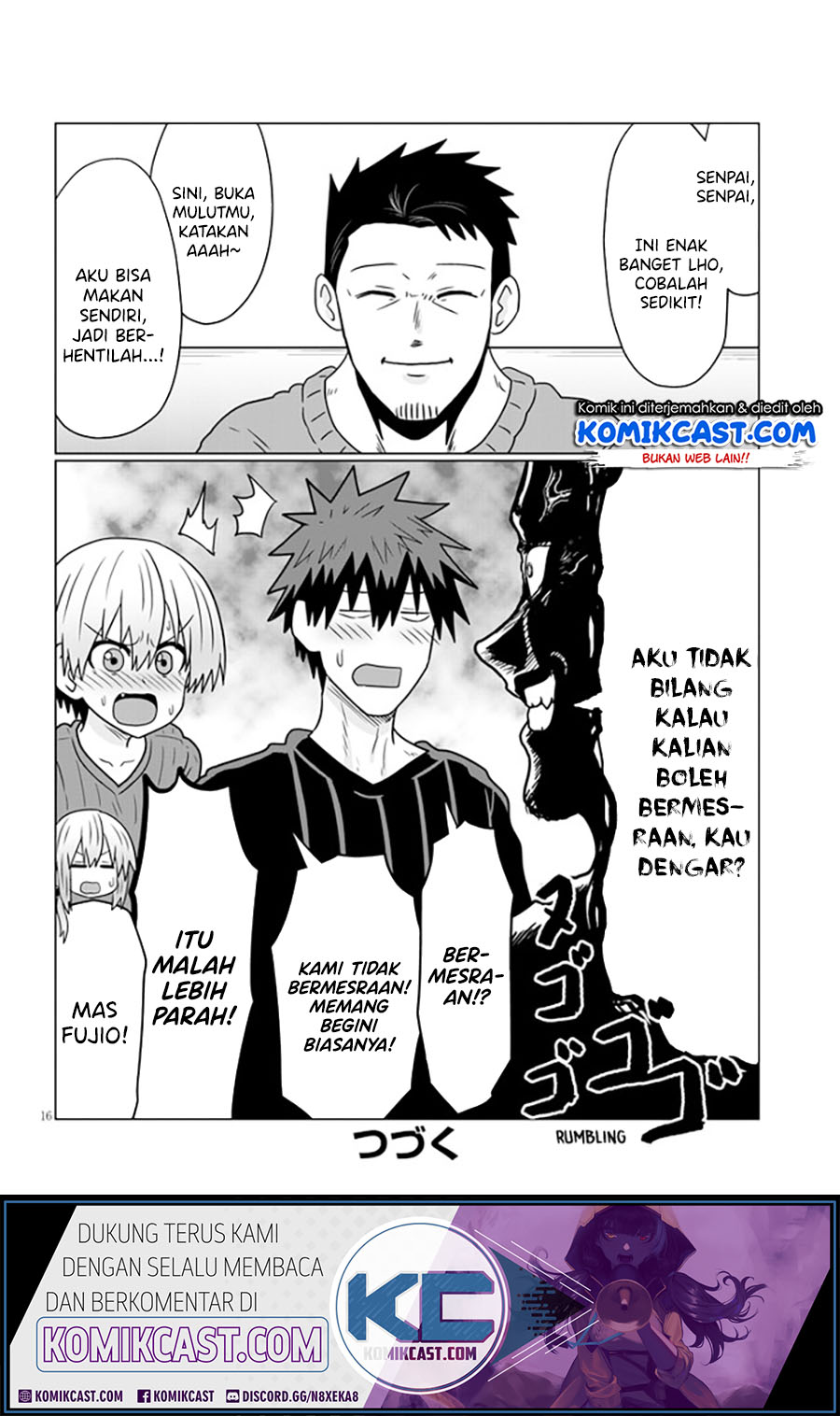 Uzaki-chan wa Asobitai! Chapter 65 Bahasa Indonesia