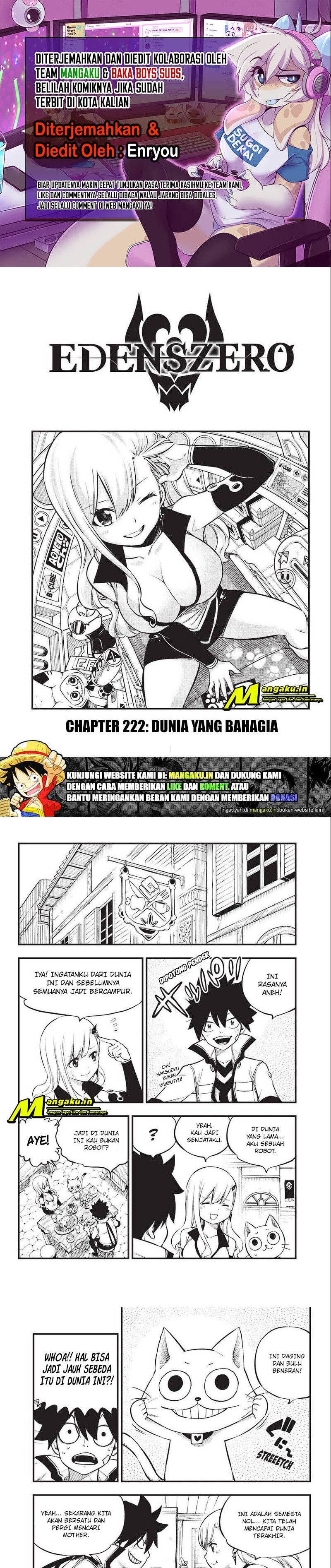 Eden’s Zero Chapter 222 Bahasa Indonesia