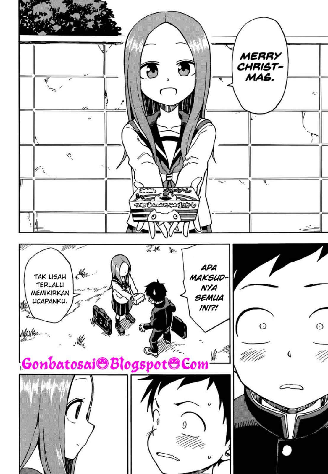 Karakai Jouzu no Takagi-san Chapter 70 Bahasa Indonesia