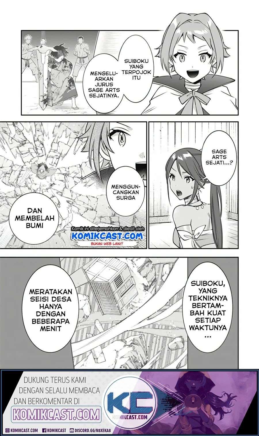 Jimi na Kensei wa Sore Demo Saikyou desu Chapter 50 Bahasa Indonesia