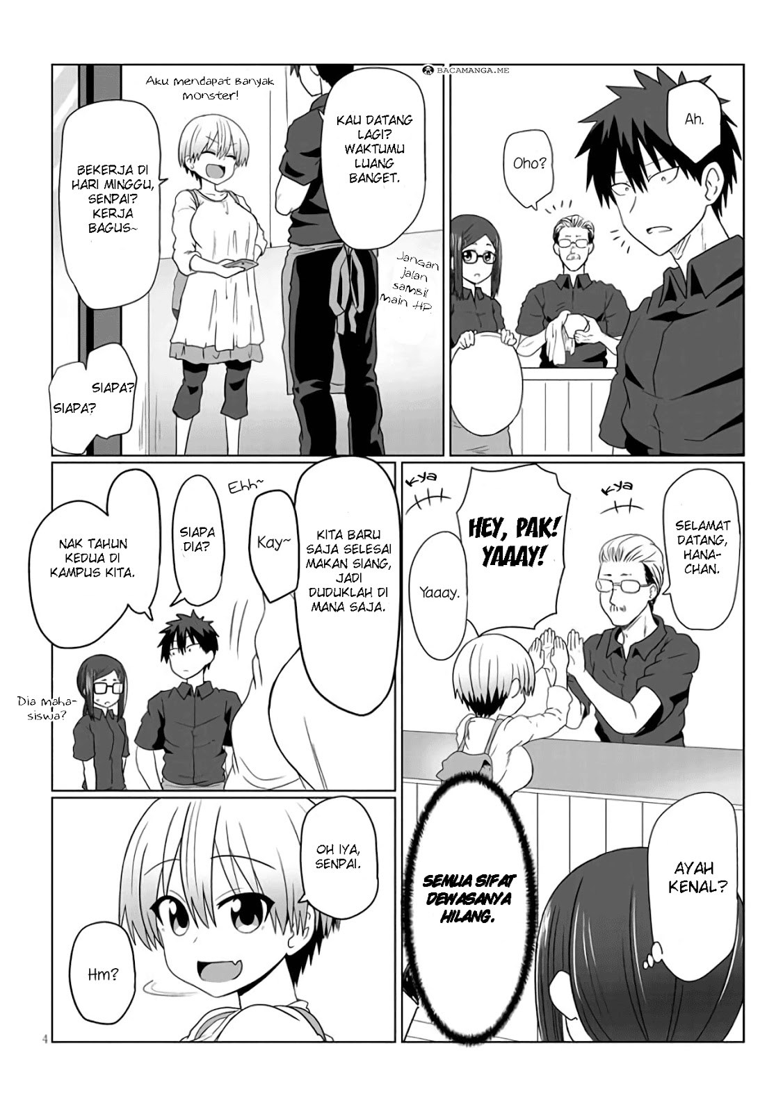 Uzaki-chan wa Asobitai! Chapter 07 Bahasa Indonesia