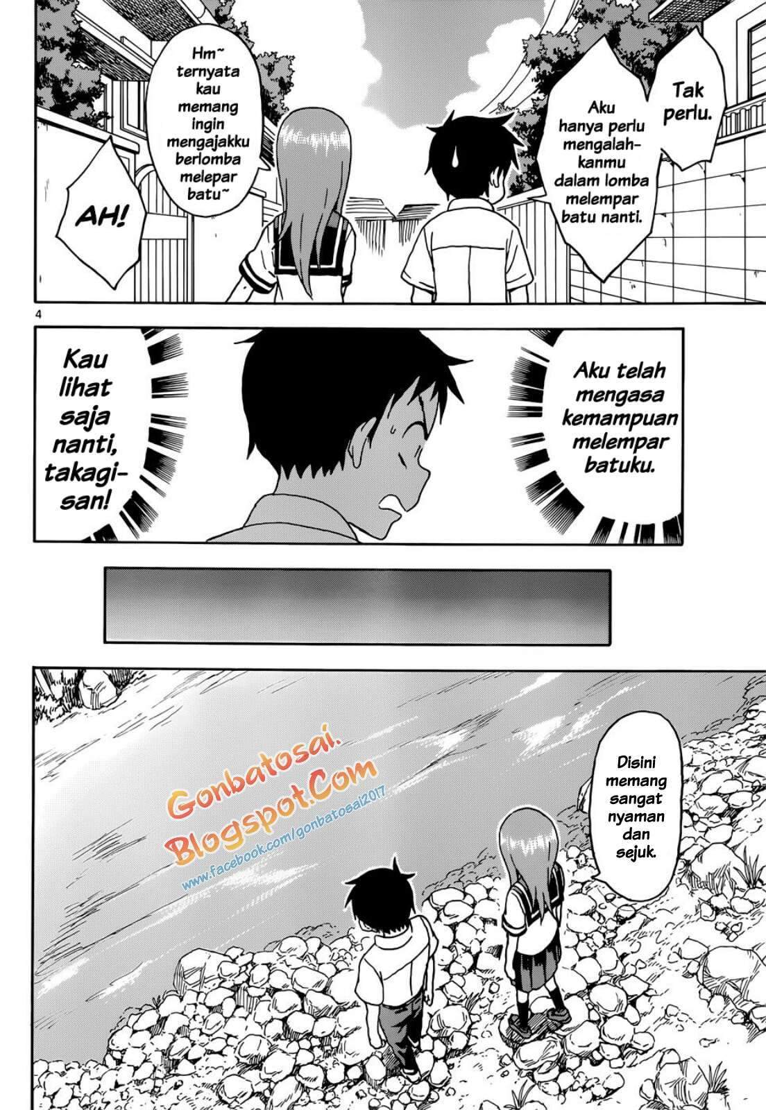 Karakai Jouzu no Takagi-san Chapter 64 Bahasa Indonesia