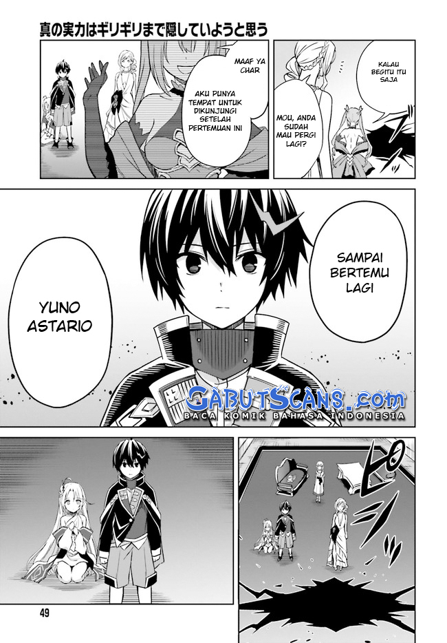 Shin no Jitsuryoku wa Girigiri made Kakushite Iyou to Omou Chapter 07 Bahasa Indonesia