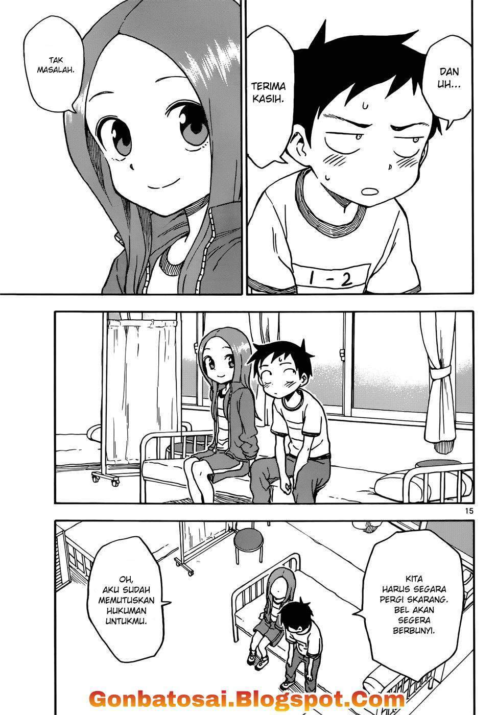 Karakai Jouzu no Takagi-san Chapter 68 Bahasa Indonesia