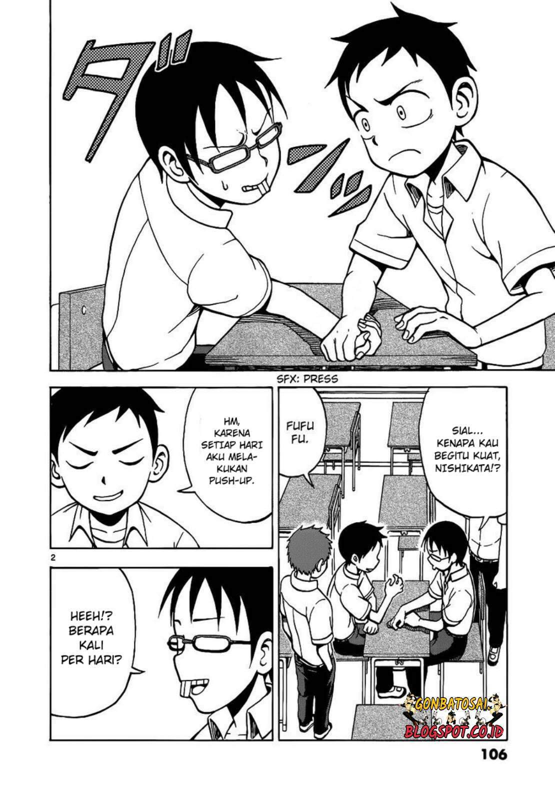 Karakai Jouzu no Takagi-san Chapter 16 Bahasa Indonesia