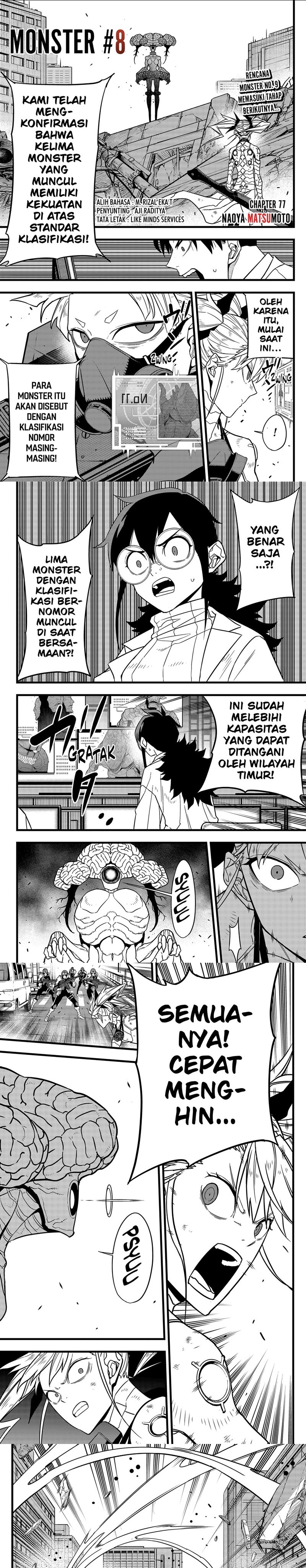 8Kaijuu Chapter 77 Bahasa Indonesia