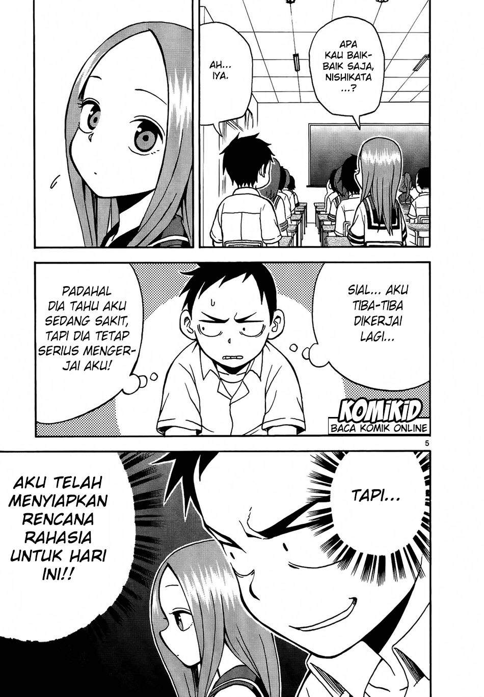 Karakai Jouzu no Takagi-san Chapter 08 Bahasa Indonesia