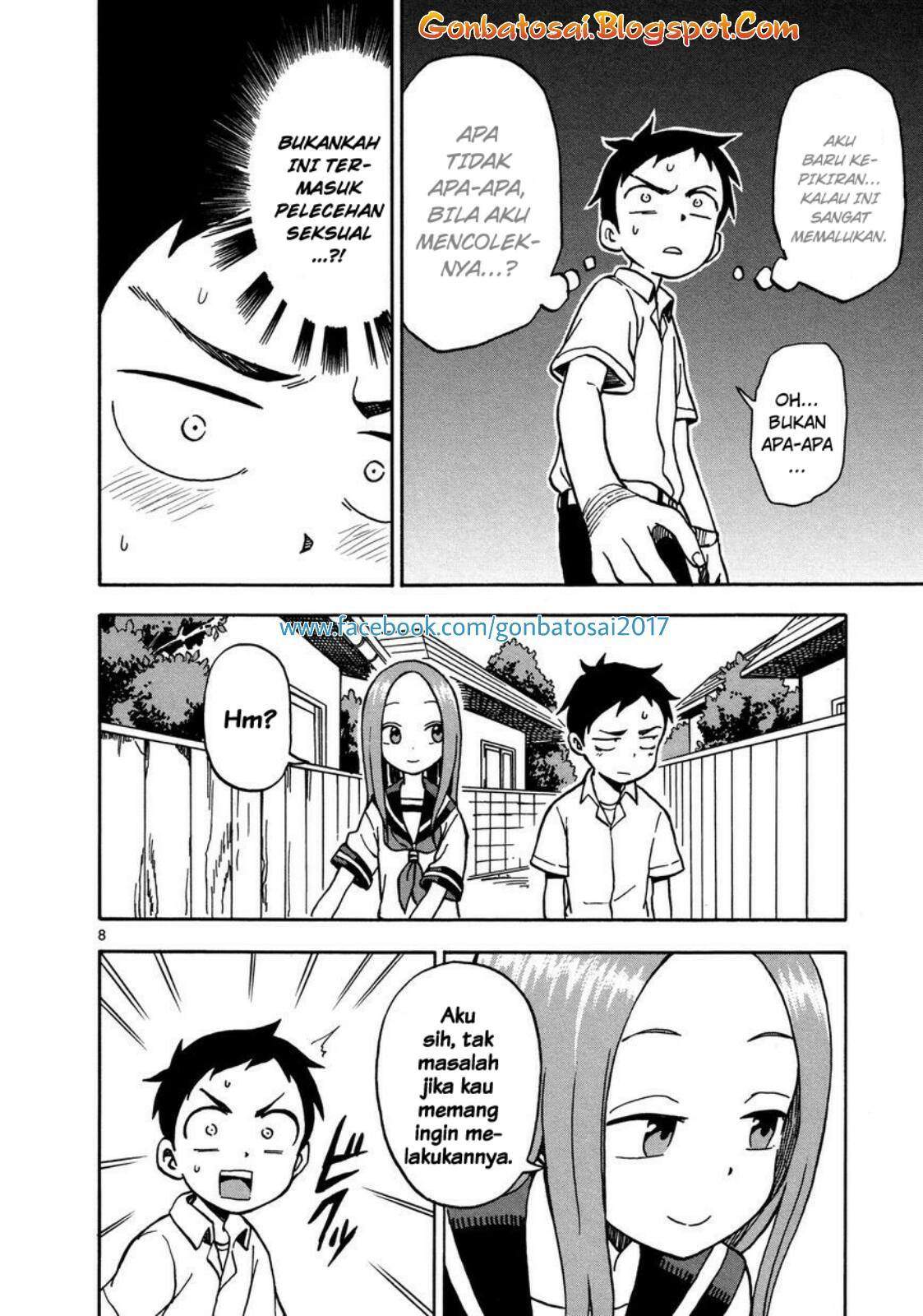 Karakai Jouzu no Takagi-san Chapter 24 Bahasa Indonesia