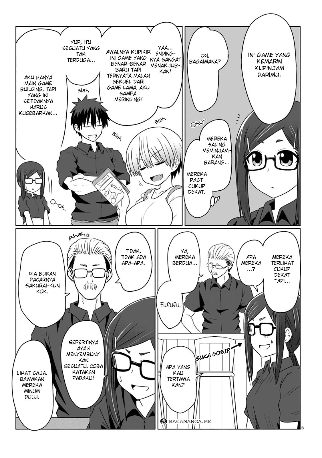 Uzaki-chan wa Asobitai! Chapter 07 Bahasa Indonesia