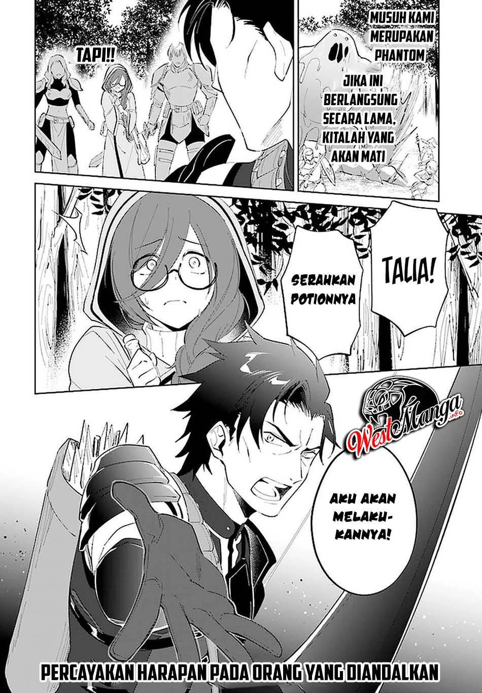 Nageki no Bourei wa Intai Shitai – Saijiyaku Hanta ni Yoru Saikiyou Patei Ikusei Jutsu Chapter 24 Bahasa Indonesia