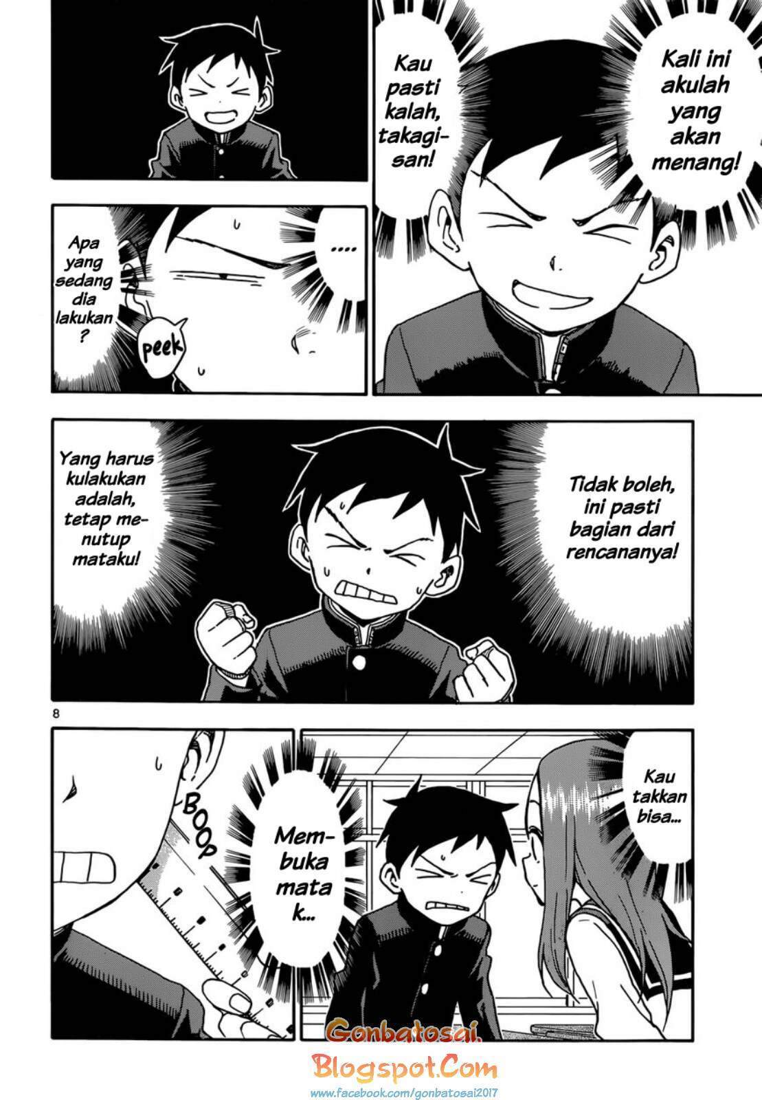 Karakai Jouzu no Takagi-san Chapter 56 Bahasa Indonesia