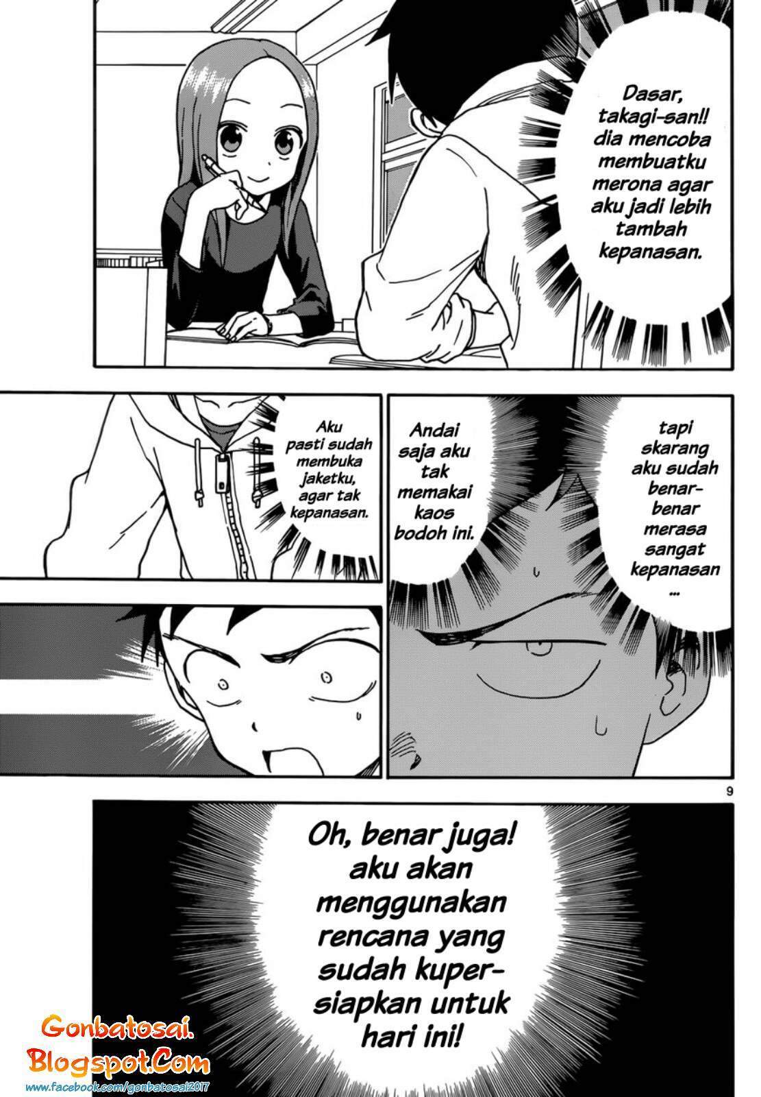 Karakai Jouzu no Takagi-san Chapter 55 Bahasa Indonesia