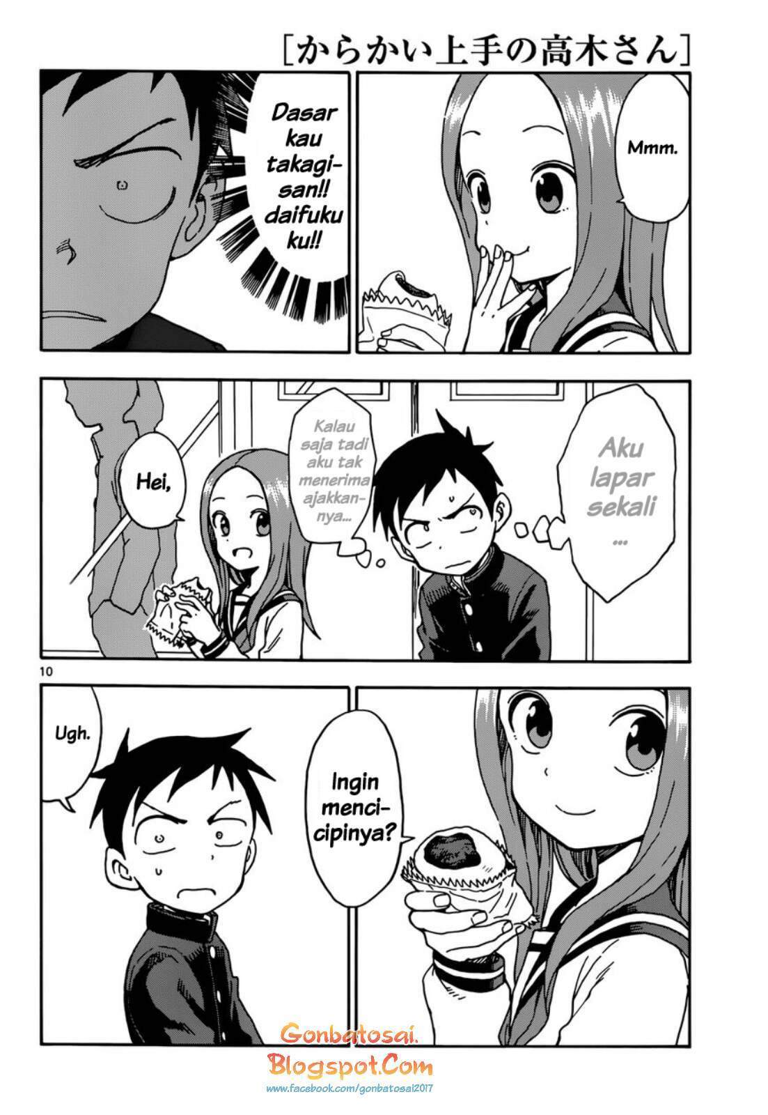 Karakai Jouzu no Takagi-san Chapter 54 Bahasa Indonesia