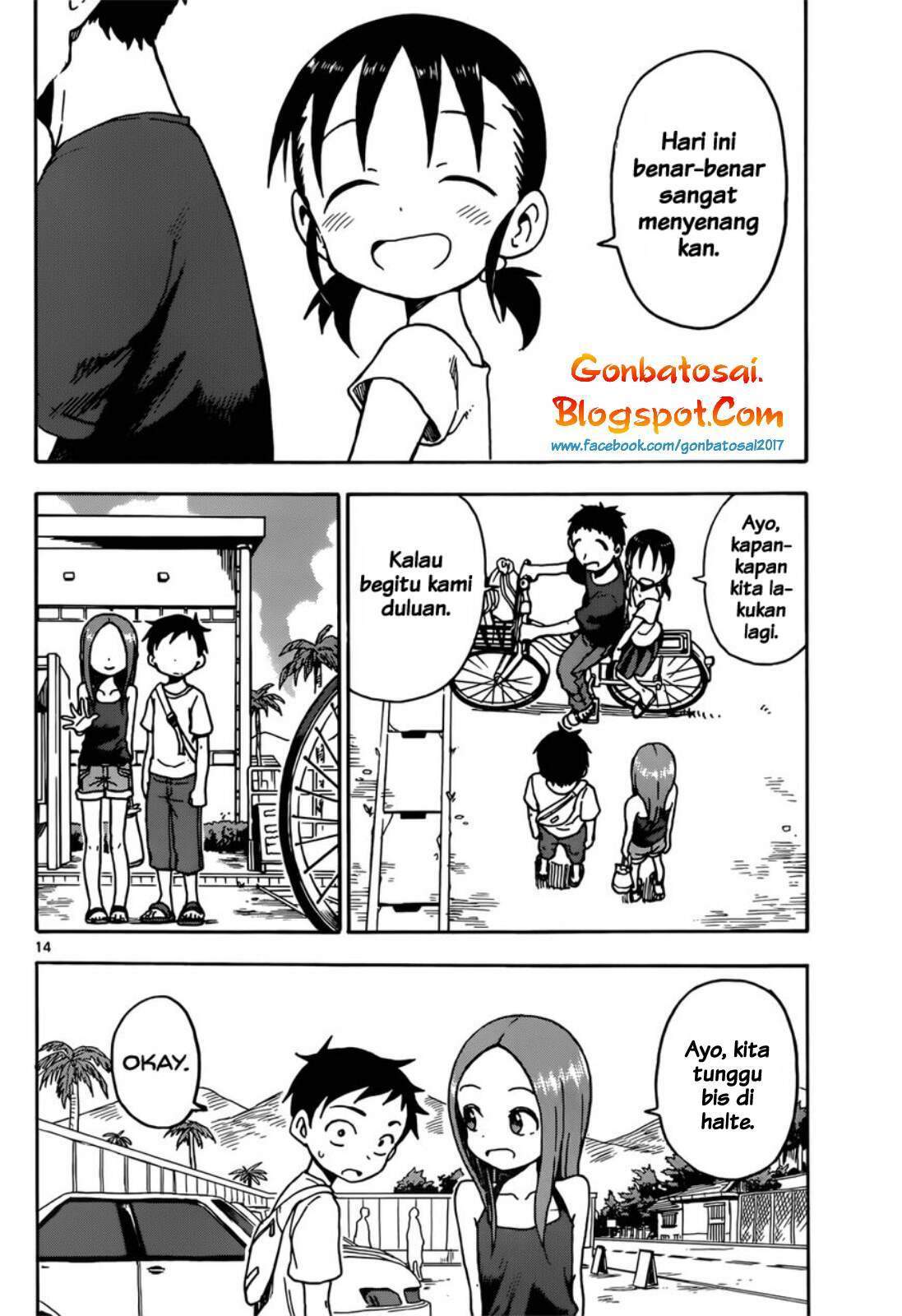 Karakai Jouzu no Takagi-san Chapter 59 Bahasa Indonesia