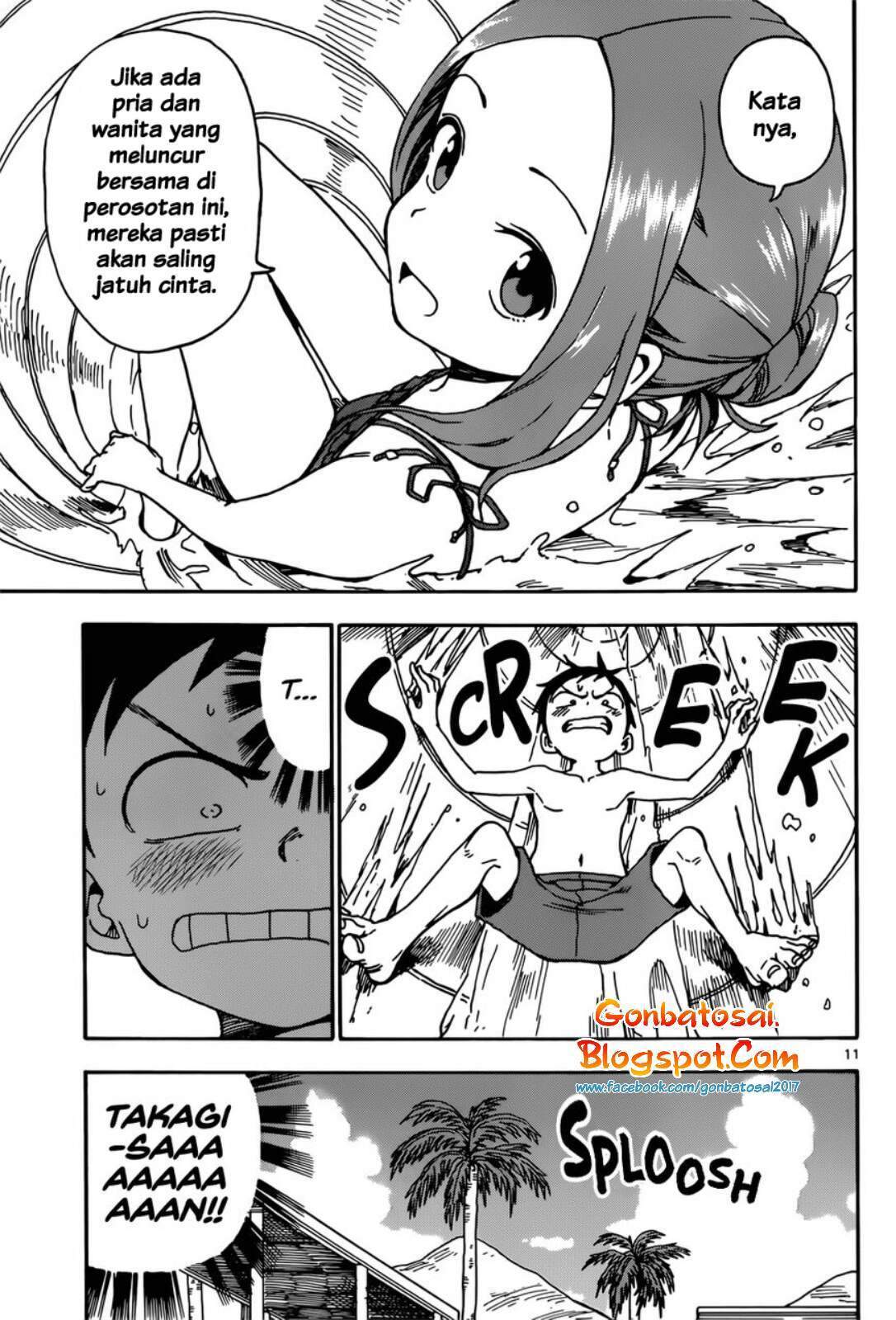 Karakai Jouzu no Takagi-san Chapter 59 Bahasa Indonesia