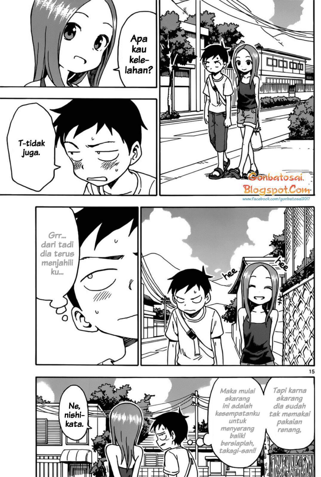 Karakai Jouzu no Takagi-san Chapter 59 Bahasa Indonesia