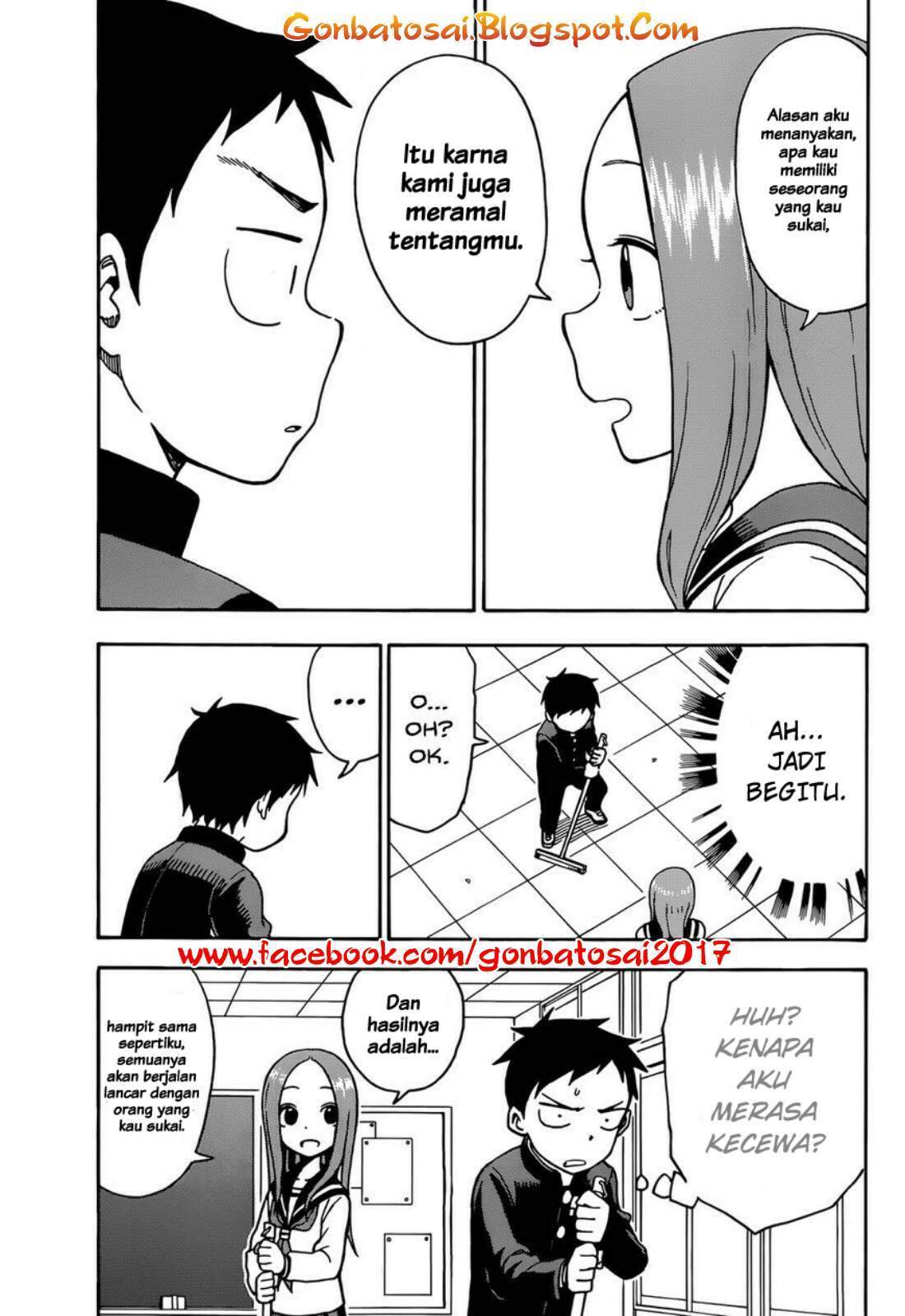 Karakai Jouzu no Takagi-san Chapter 29 Bahasa Indonesia