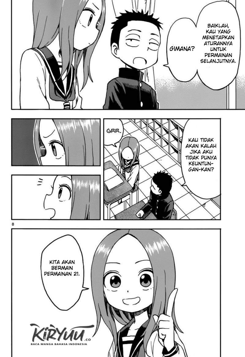 Karakai Jouzu no Takagi-san Chapter 73 Bahasa Indonesia