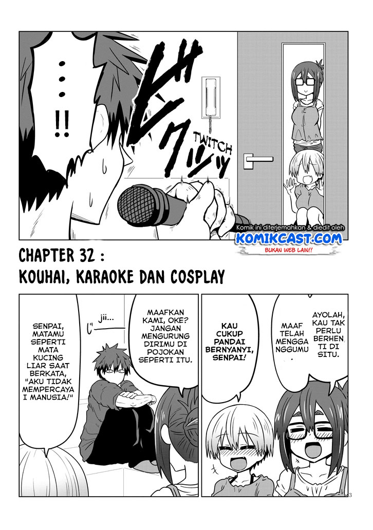 Uzaki-chan wa Asobitai! Chapter 32 Bahasa Indonesia