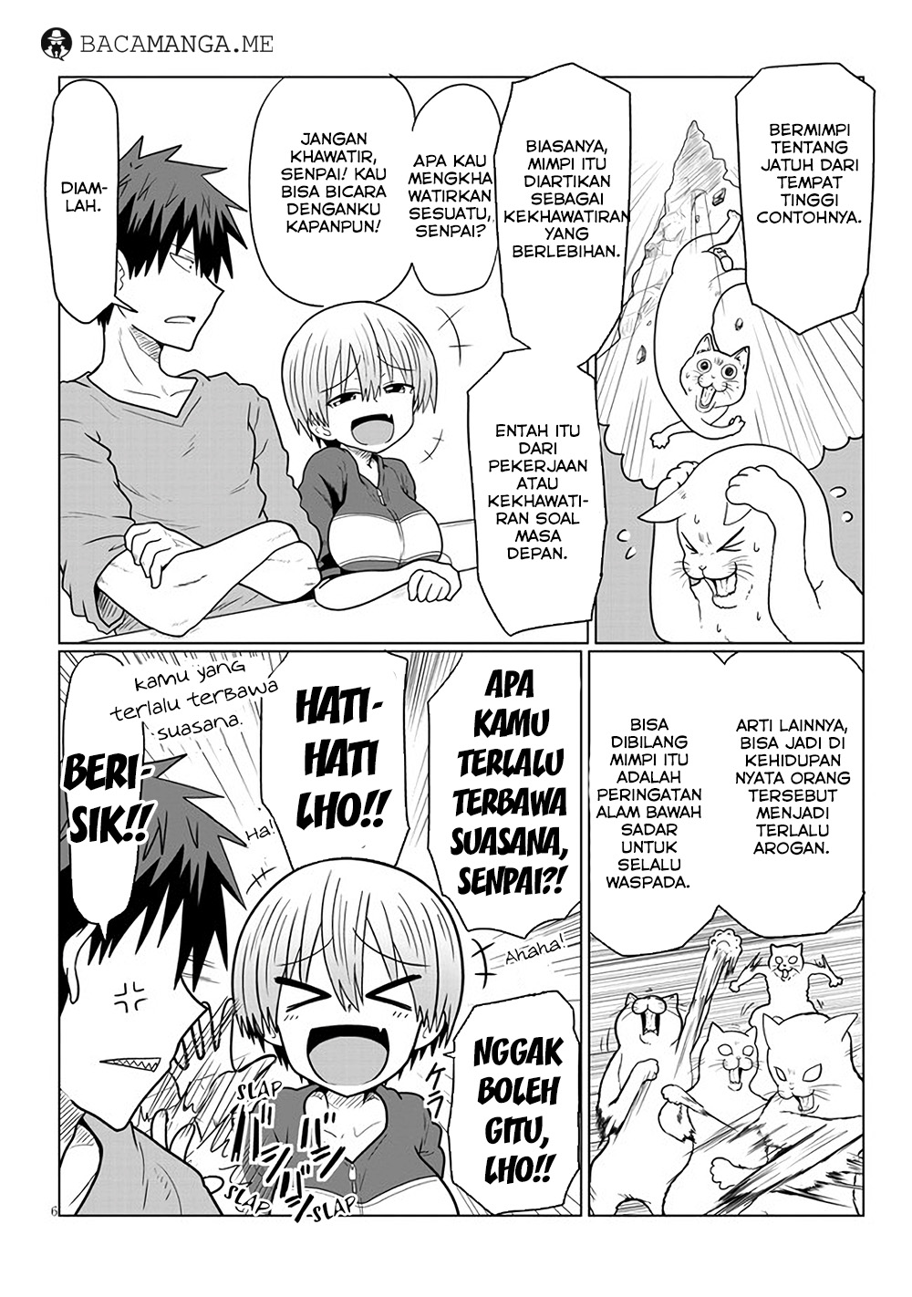 Uzaki-chan wa Asobitai! Chapter 14 Bahasa Indonesia