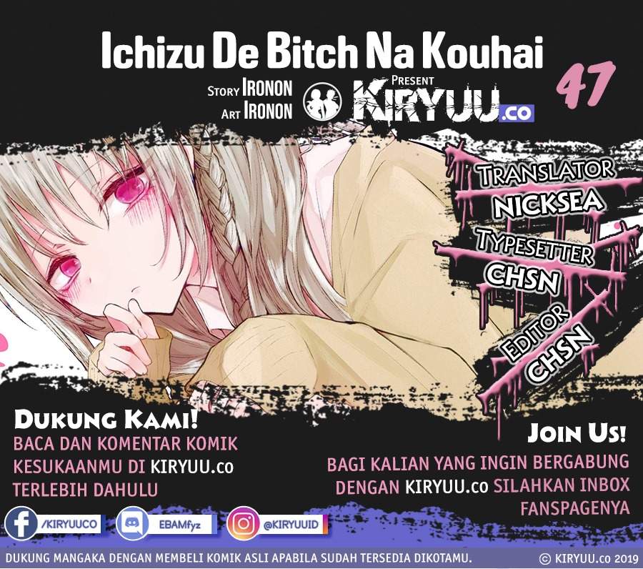 Ichizu de Bitch na Kouhai Chapter 47 Bahasa Indonesia