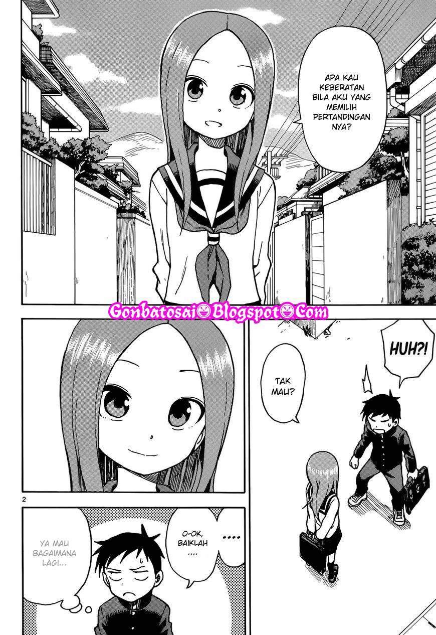 Karakai Jouzu no Takagi-san Chapter 70 Bahasa Indonesia