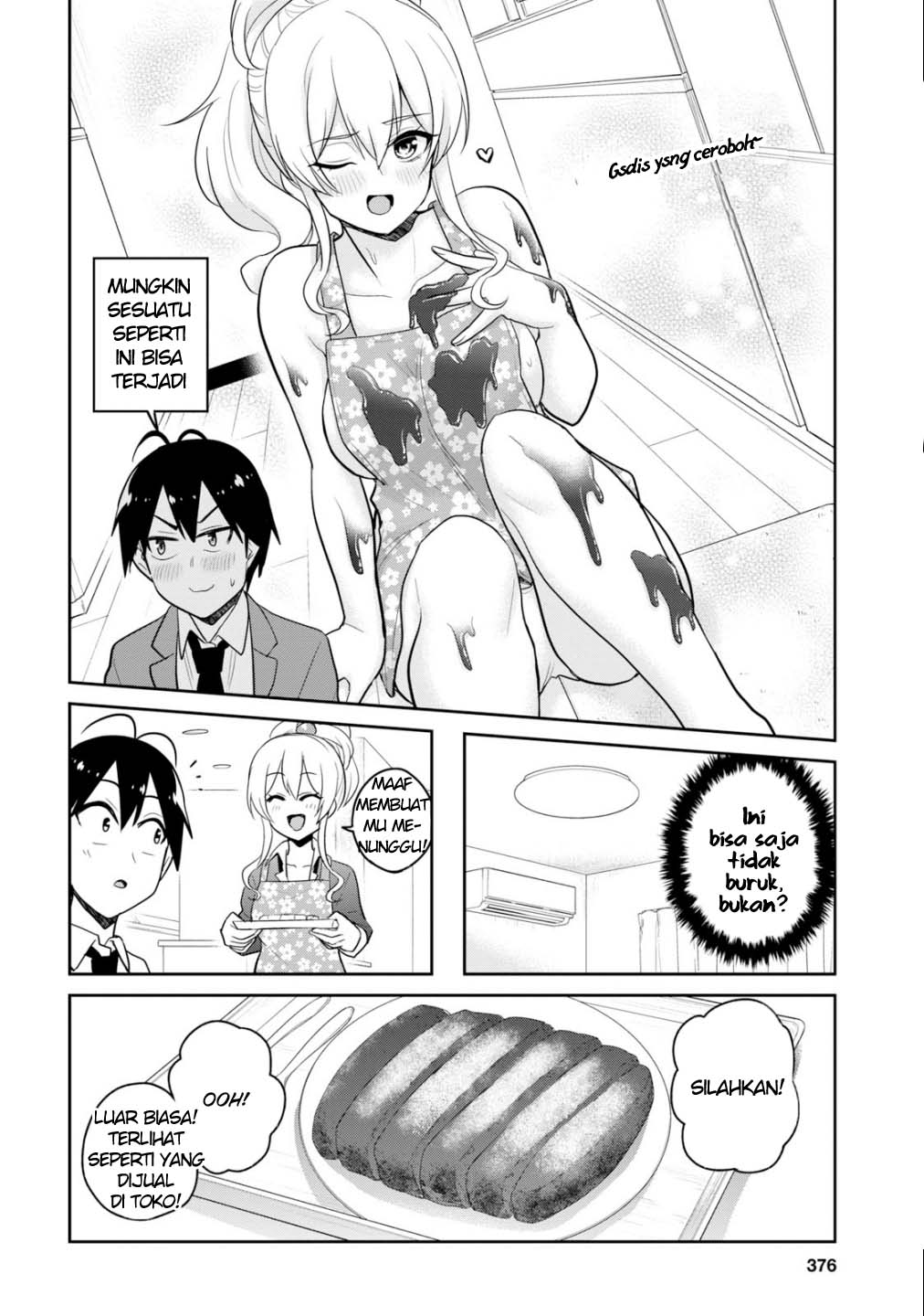 Hajimete no Gal Chapter 84 Bahasa Indonesia