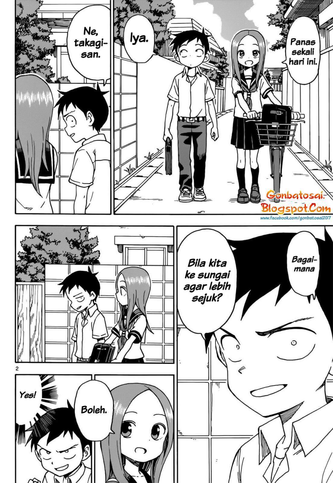 Karakai Jouzu no Takagi-san Chapter 64 Bahasa Indonesia