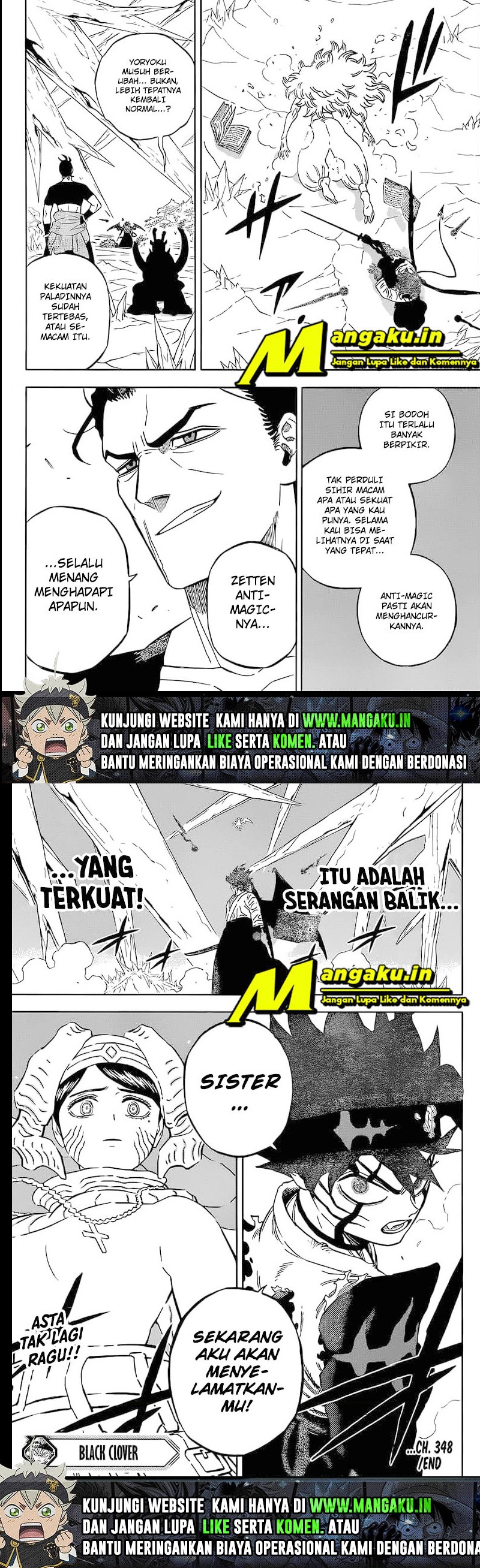 Black Clover Chapter 348 Bahasa Indonesia