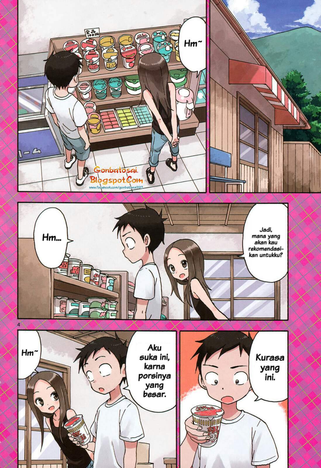 Karakai Jouzu no Takagi-san Chapter 53 Bahasa Indonesia