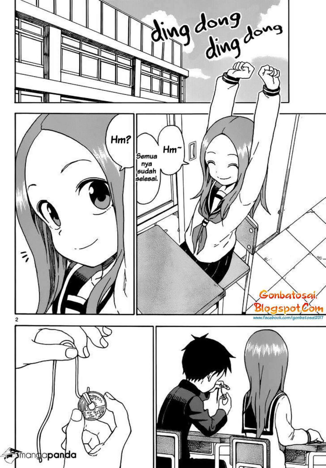 Karakai Jouzu no Takagi-san Chapter 63 Bahasa Indonesia