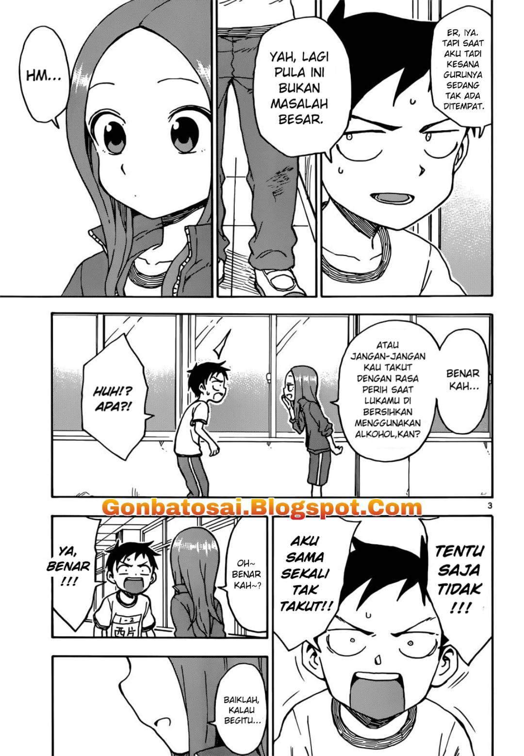 Karakai Jouzu no Takagi-san Chapter 68 Bahasa Indonesia