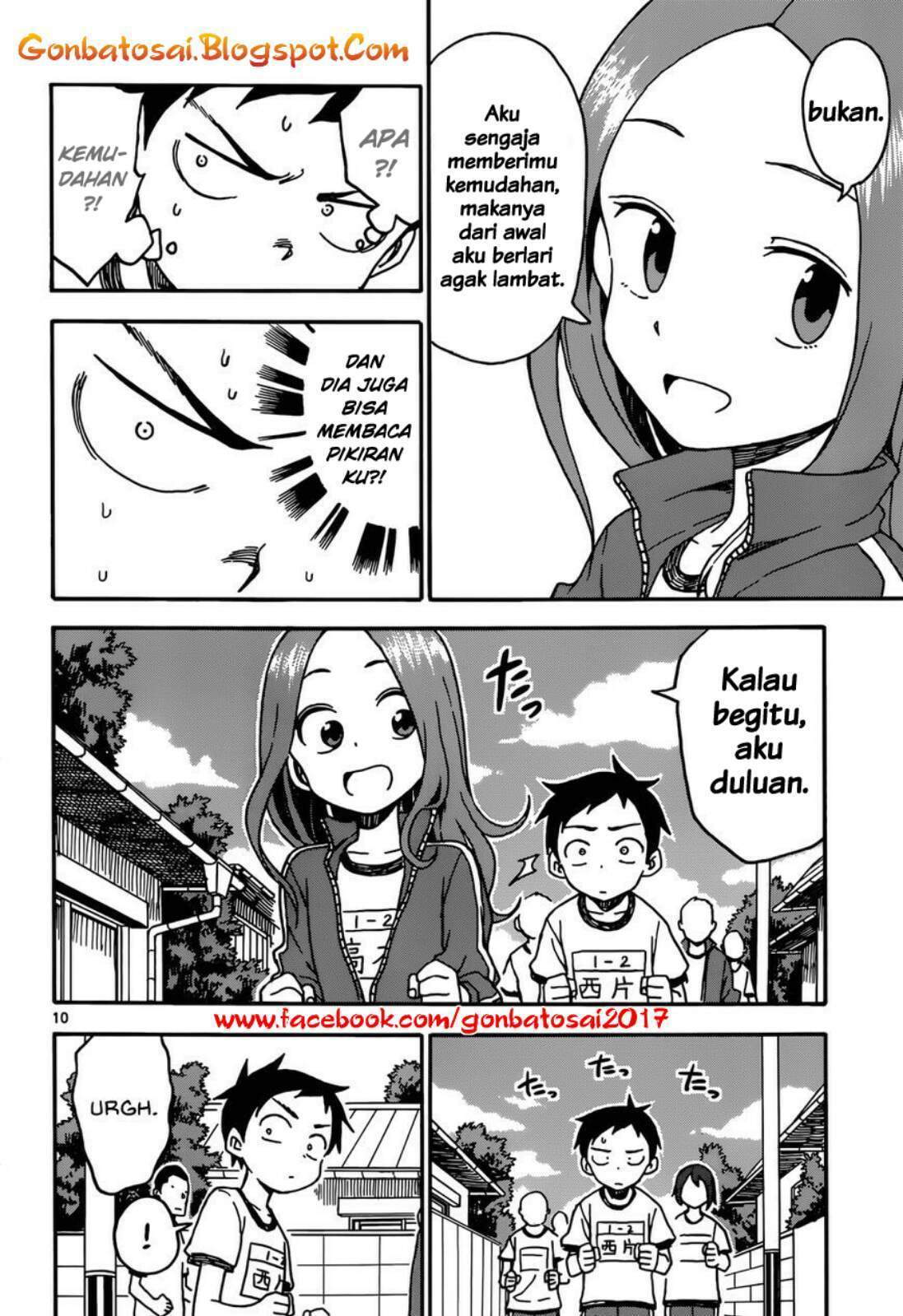 Karakai Jouzu no Takagi-san Chapter 30 Bahasa Indonesia