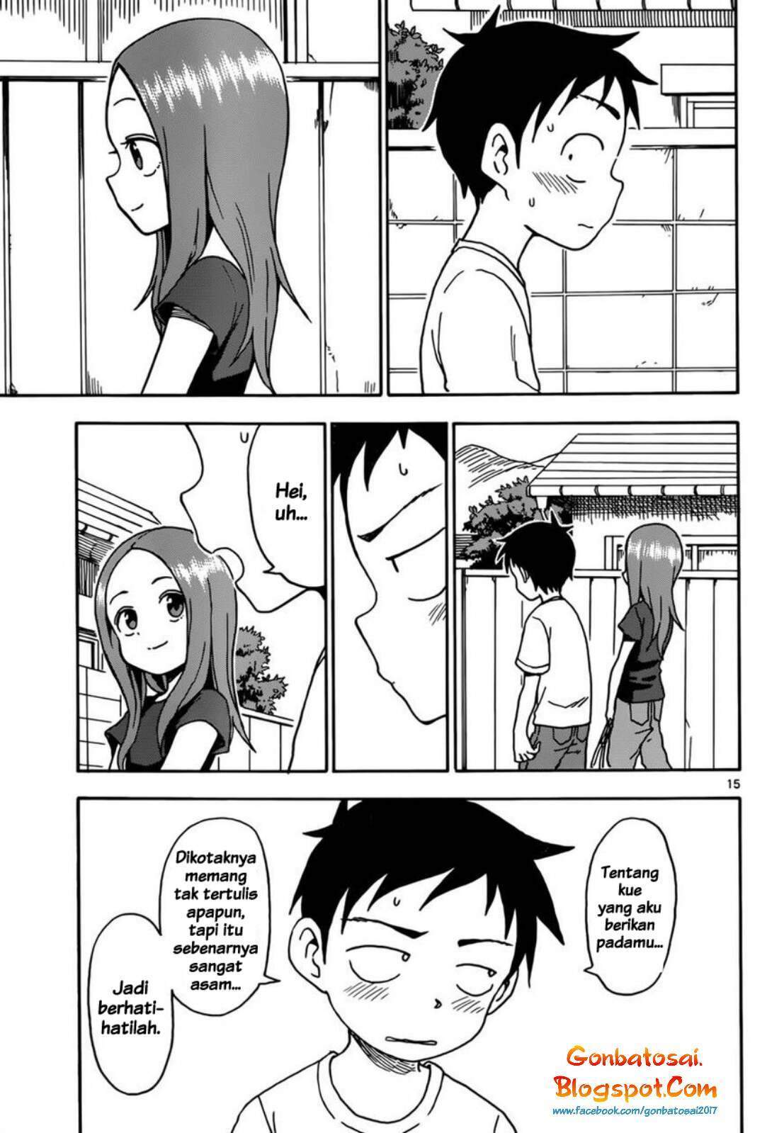 Karakai Jouzu no Takagi-san Chapter 60 Bahasa Indonesia