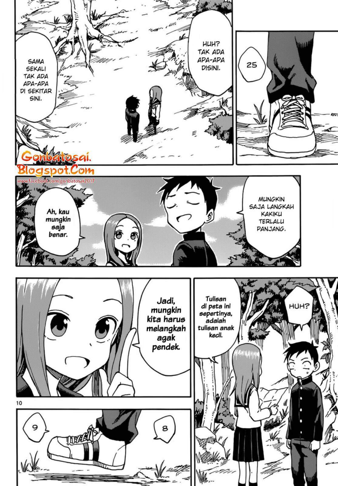 Karakai Jouzu no Takagi-san Chapter 40 Bahasa Indonesia