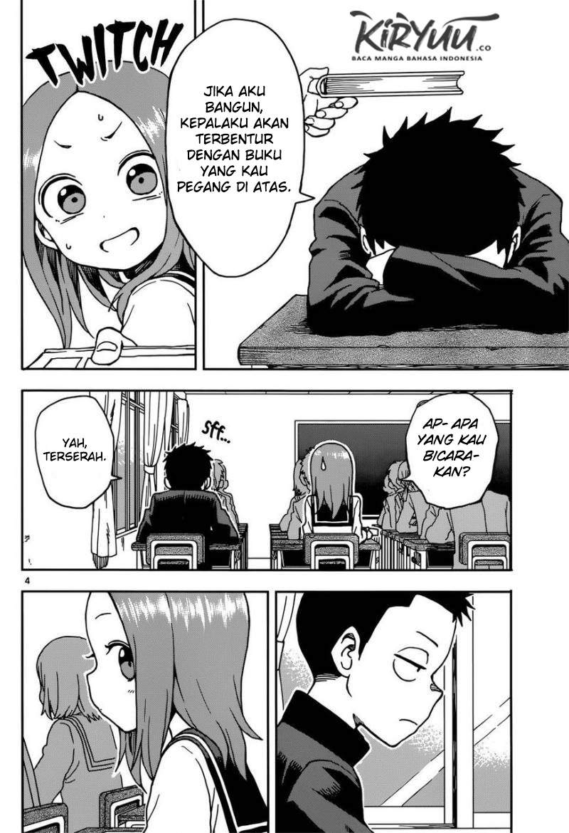 Karakai Jouzu no Takagi-san Chapter 73 Bahasa Indonesia