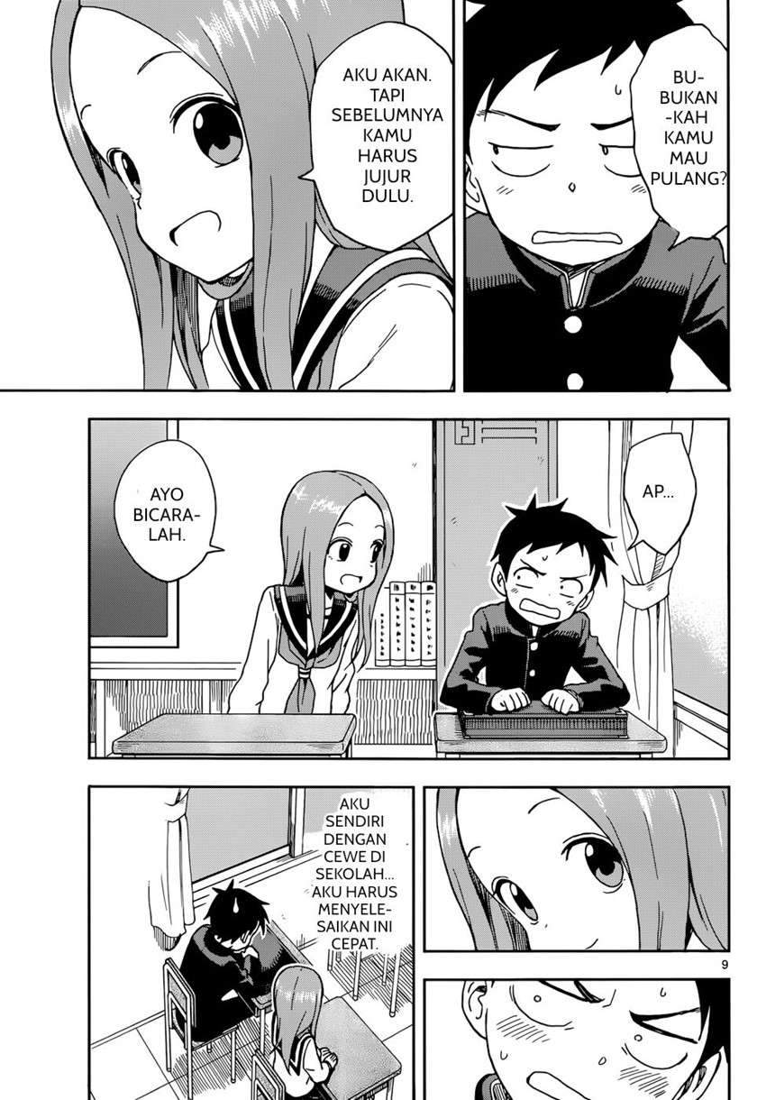 Karakai Jouzu no Takagi-san Chapter 81 Bahasa Indonesia