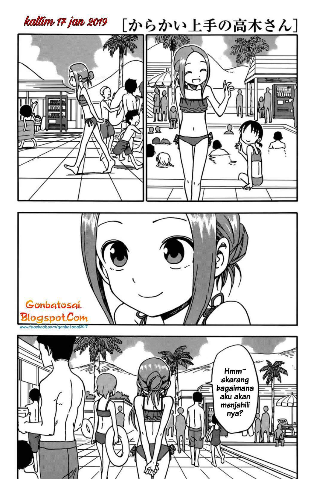 Karakai Jouzu no Takagi-san Chapter 57 Bahasa Indonesia