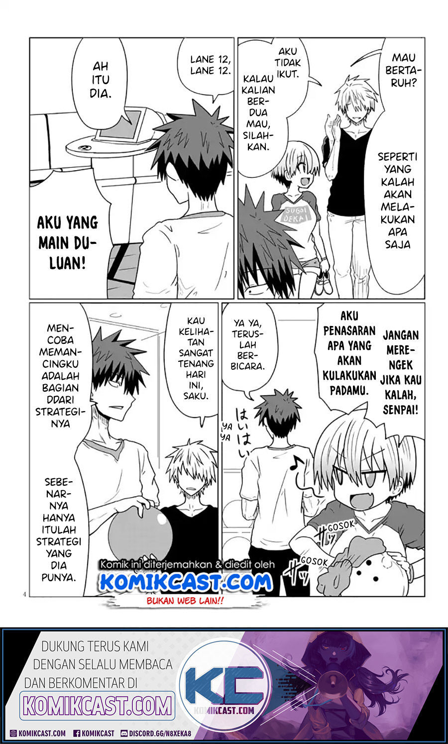 Uzaki-chan wa Asobitai! Chapter 28 Bahasa Indonesia