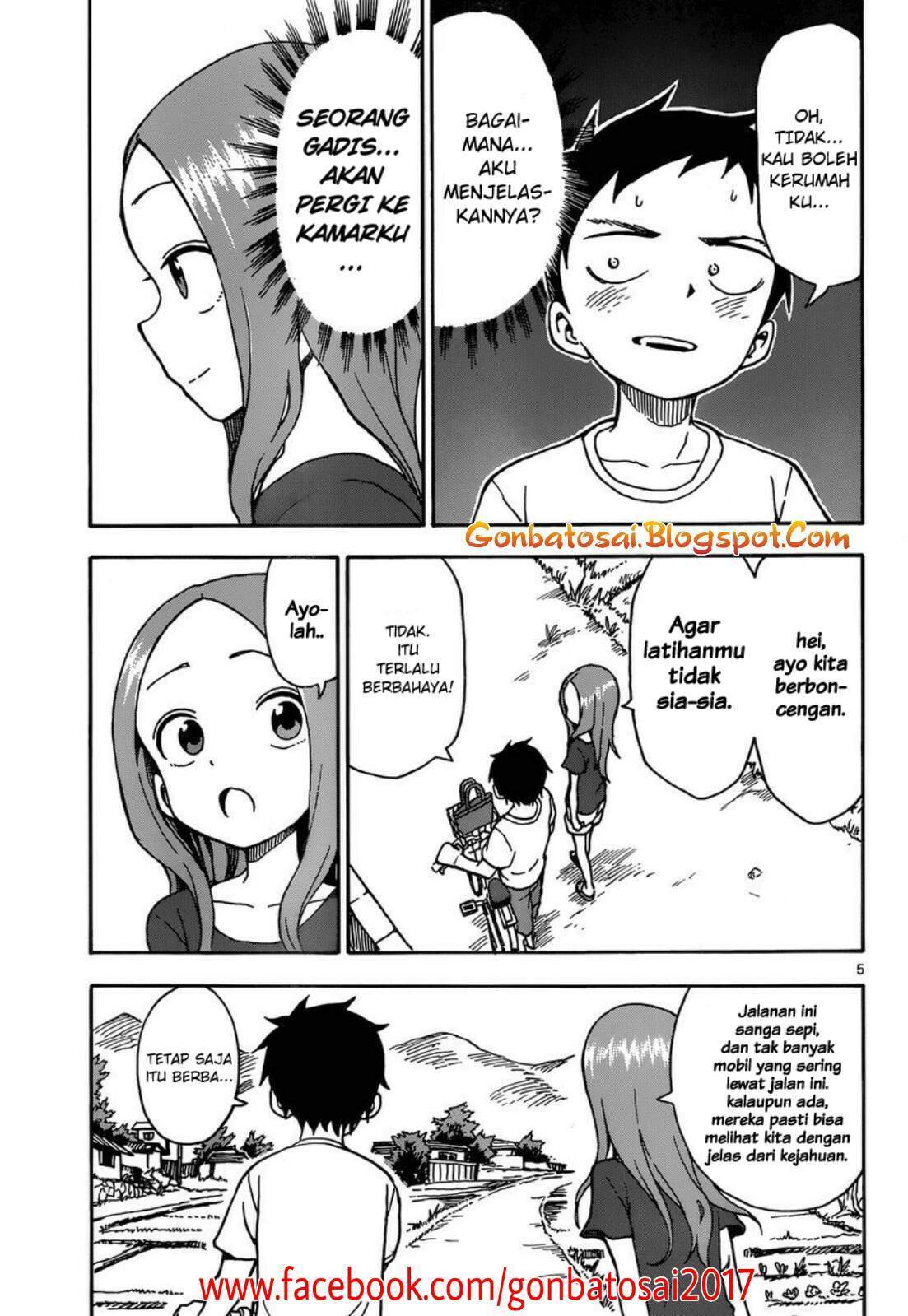 Karakai Jouzu no Takagi-san Chapter 28 Bahasa Indonesia