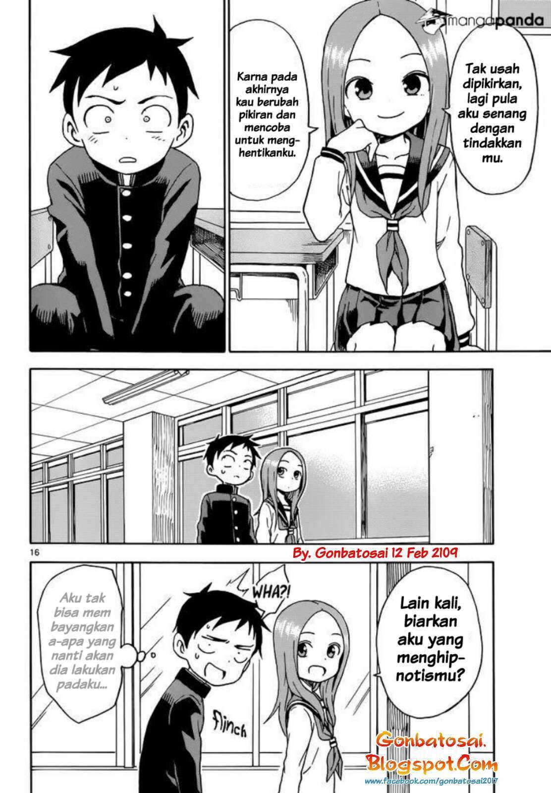 Karakai Jouzu no Takagi-san Chapter 63 Bahasa Indonesia